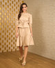 Tiered Button Skirt