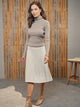 Striped Knit Turtleneck