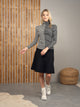 Colorblock Rib Turtleneck